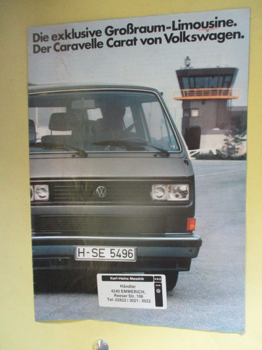 Caravelle carat vw - t3,