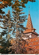 71 - Louhans - Le clocher de l'église Saint Pierre et sa toiture de tuiles polyc