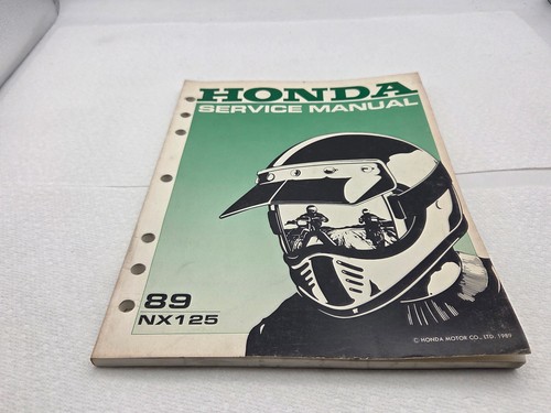 1989 honda nx125 service - nx125,