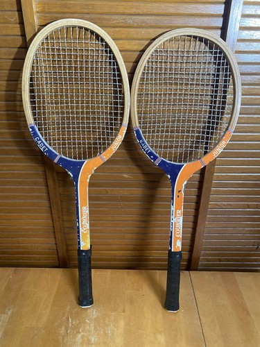 Paire raquette tennis ancienne - tennis,