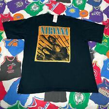 Vintage 2004 Nirvana Kurt Cobain Album Cover Promo Tour Metal Rock Tee