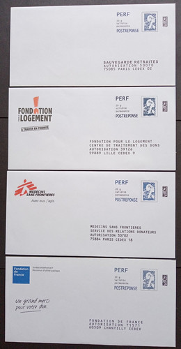 France enveloppes entiers - france,