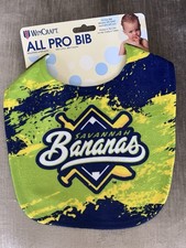Savannah Bananas All Pro Cotton & Polyester Baby Bib Brand New with Tags