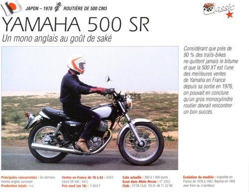 Fiche moto yamaha - moto,