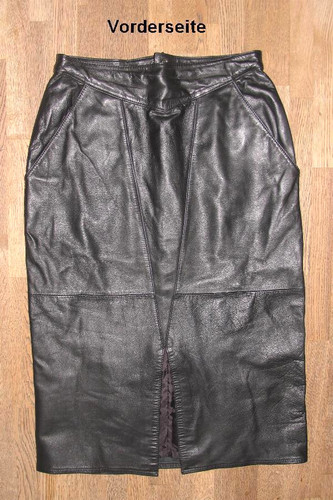 Jupe cuir cristel noir en - jupe,
