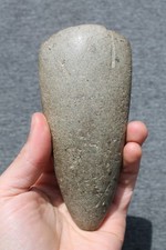 Préhistoire Néolithique Belle Hache Polie 14,3 cm Silex France Maine et Loire