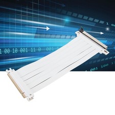 PCIE 3.0 X16 Extender Riser Cable High Shielding Property 180° Flexible PCIE NEW