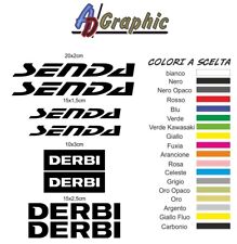 sticker kit stickers decal compatible with derbi senda type2