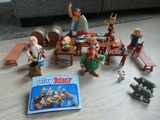 "Play Asterix" figurine and equipment LOT! 1980s vintage. (FREE SHIPPING)