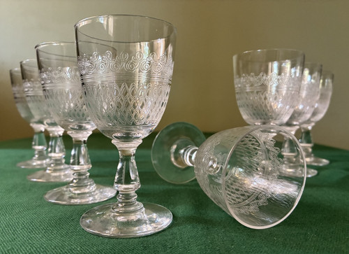 Lot anciens verres - de, à