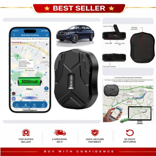 Traceur gps voiture tkmars - traceur,
