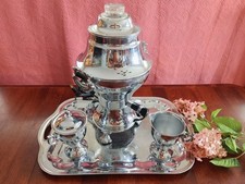 Cafétiere percolateur électrique United Metal Goods Brooklyn N.Y sucrier crémier