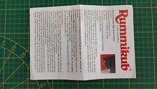 Hasbro C68 Travel Game Rummikub The Rami of Numbers Sold Folded Notice Game Rummikub