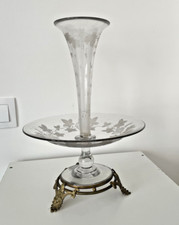 centre de table cornet  verre