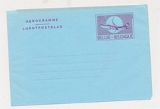 D337955 Belgium Aerogramme Cover Sabena Airlines Aircraft 25 fr