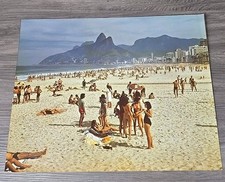 VINTAGE PHOTOGRAPH Leblon Beach Rio De Janeiro Bikini Swimsuits
