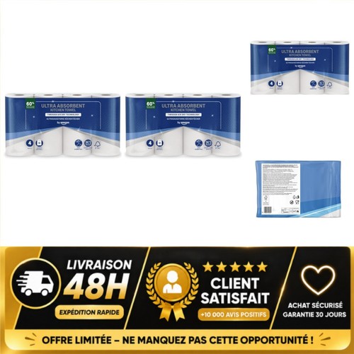 Essuie tout ultra absorbant - essuie-tout,