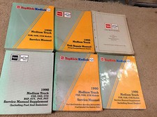 1990 GM Chevy GMC Topkick Kodiak Camion P6 Motorhome B7 Bus Service Shop Manuel