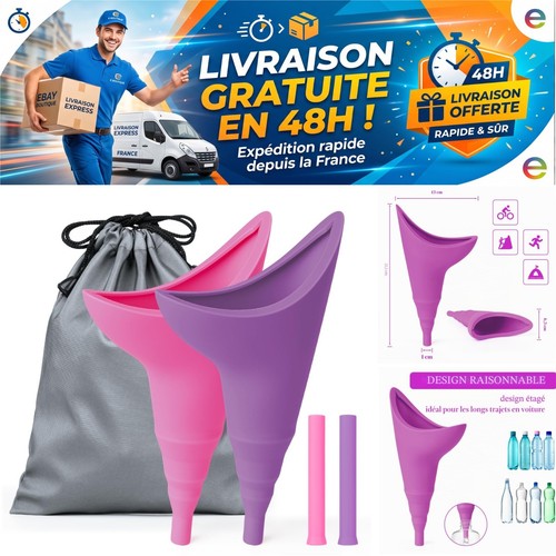 Urinoir féminin réutilisable