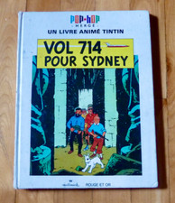 1971 Un livre animé Tintin Pop-Hop Nº 6 Vol 714 pour Sydney  Hergé / pop-up book
