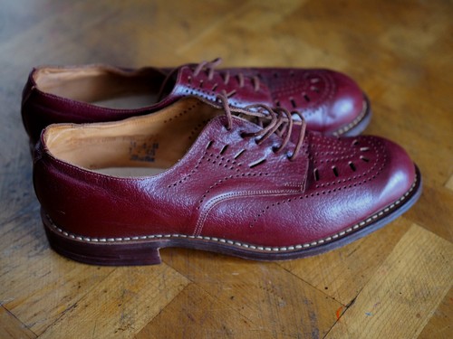 Chaussures cuir vintage bata - cuir,