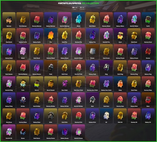 Esprits fortnite rares - esprits, –