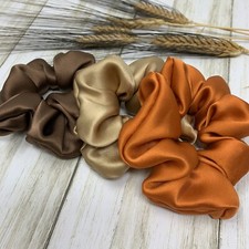 100% Pure Silk Hair Scrunchies