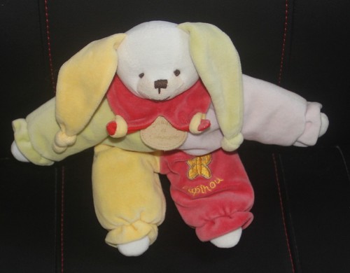 Doudou lapin lapinou jaune - doudou,