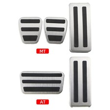 Honda Pour Jazz Ville Voiture Coussinets Break Accélérateur Pédales Étui Inox MT