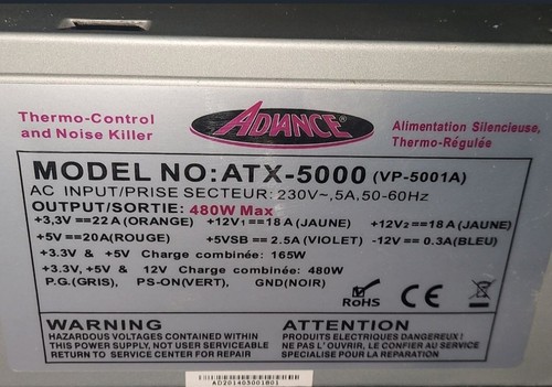 Alimentation atx advance - atx,