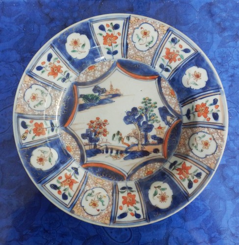 Ancien plat assiette - assiette, imari