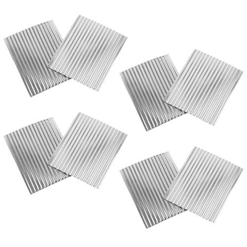 8pcs aluminum corrugated - aluminum,