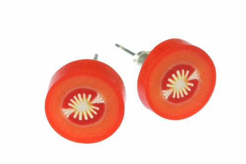 Tomate boucles oreilles - tomate,