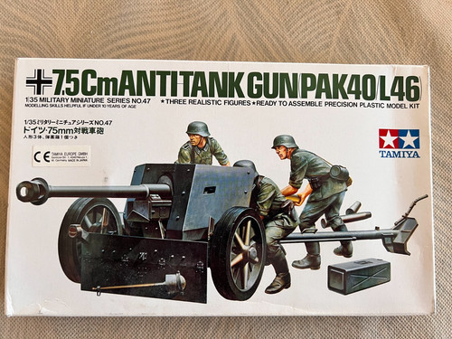 Canon pak40 l46 allemand - pak40/l46, 7,5cm