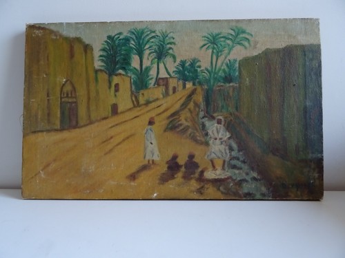Ancien tableau orientaliste - ancien,