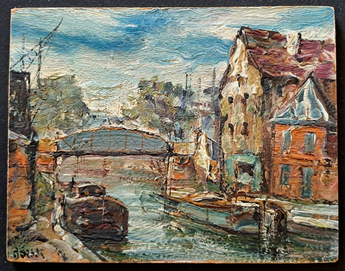 Tableau huile carton - huile/carton, canal