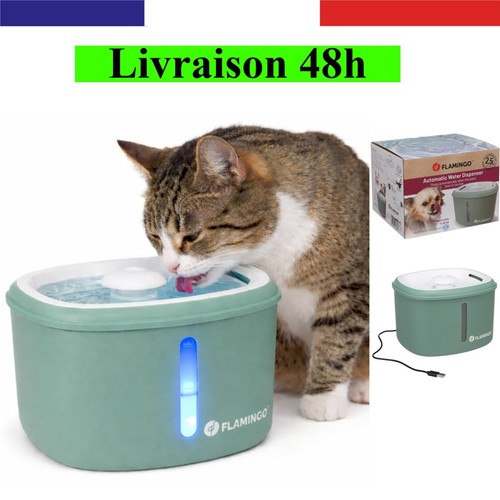 Fontaine eau chat flamingo - eau,