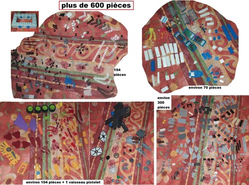600 pièces lego technic - 600,