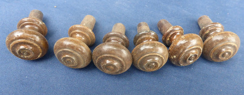 Boutons bois tourné - 6,