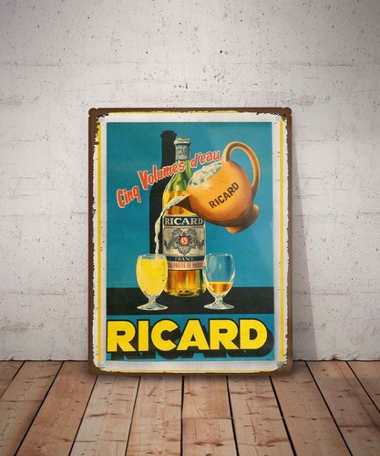 Plaque métal vintage - , ricard