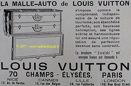 Publicite louis vuitton malle - publicite,