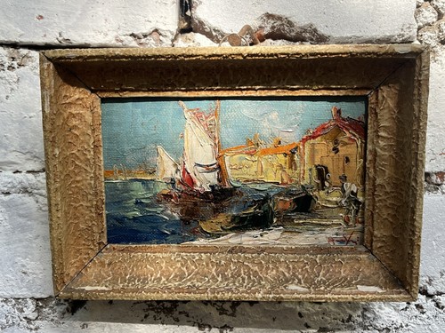 Huile sur toile - sur,