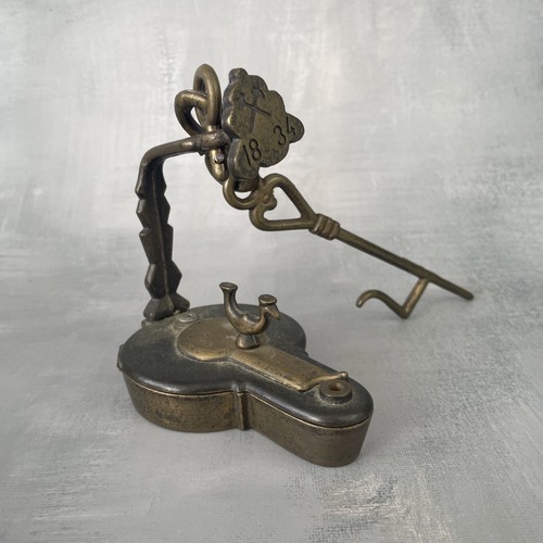 Lampe huile mineur - lampe,