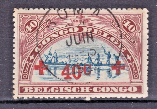 Timbre 1918 congo - congo, n°