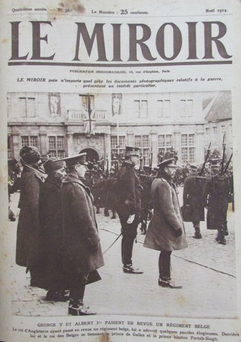 Ww1 miroir 1914 belgique - le,