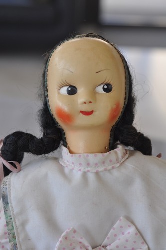 Poupee ancien tissu - ancien,