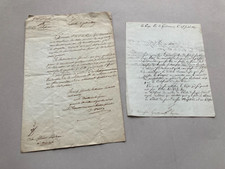 [EMPIRE NAPOLEON] Rare lettre