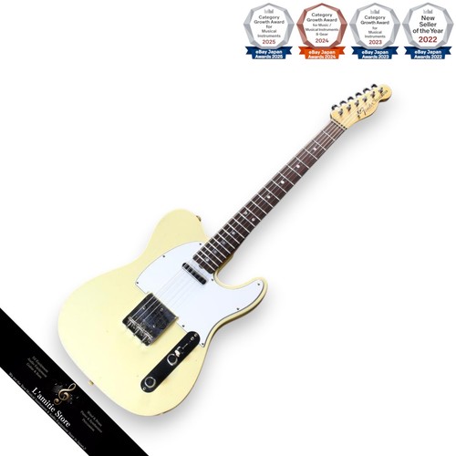 Guitare blanche vintage fender - blanche,