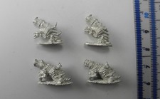 4 Epic 40K TYRANID BIOVORES Metal Tyranids Biovore Army Unpainted 1990s PE3