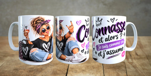 Mug humour connasse alors - connasse,